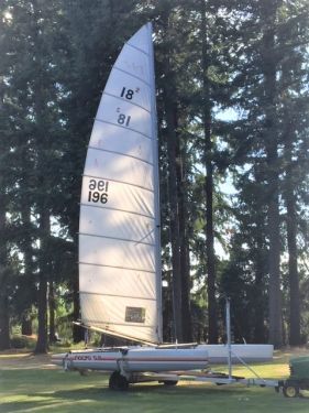 Sailboats For Sale in Washington by owner | 1980 NACRA 18 Square Meter Catamaran